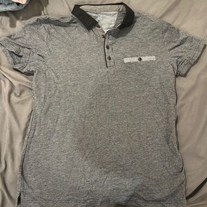 SAKS FIFTH AVENUE COLLARED TSHIRT